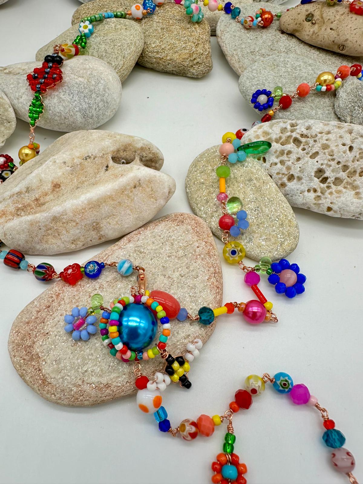 Collana Bee multicolore