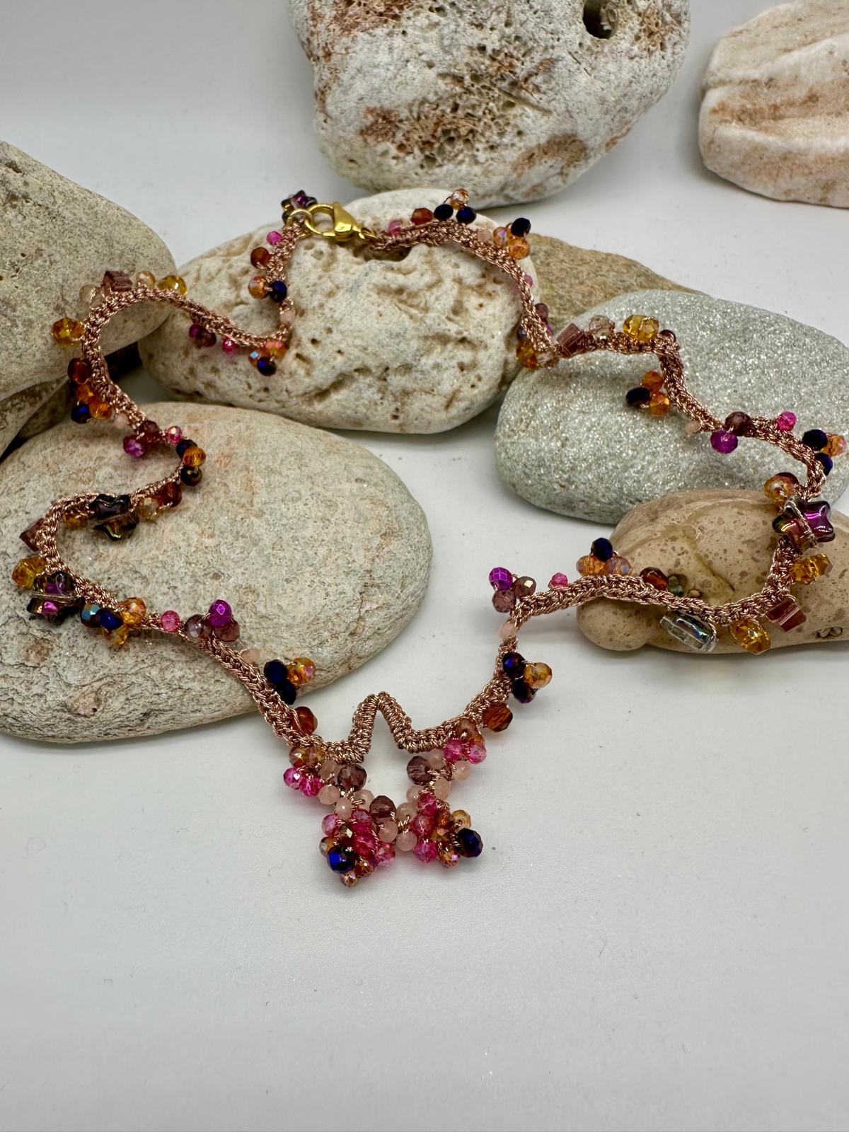 Collana Stella Corallo