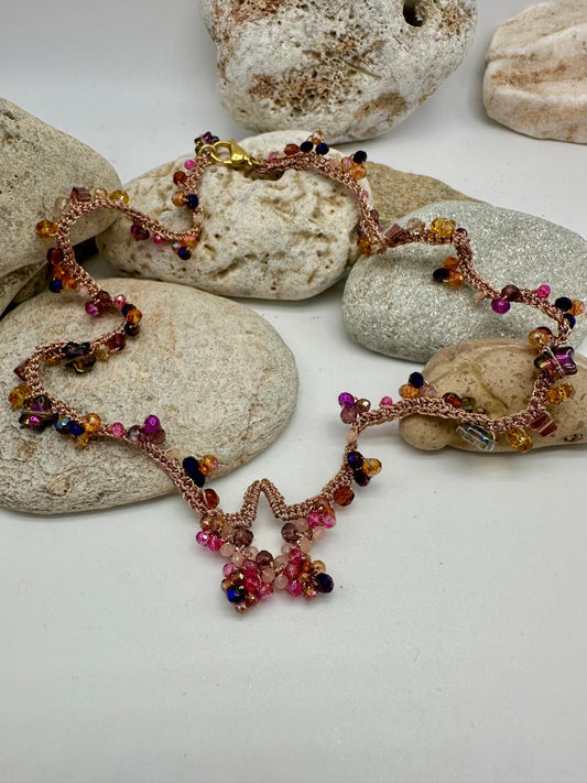 Collana Stella Corallo