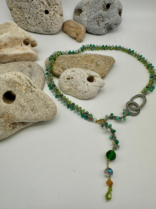 Collana cristalli Snake